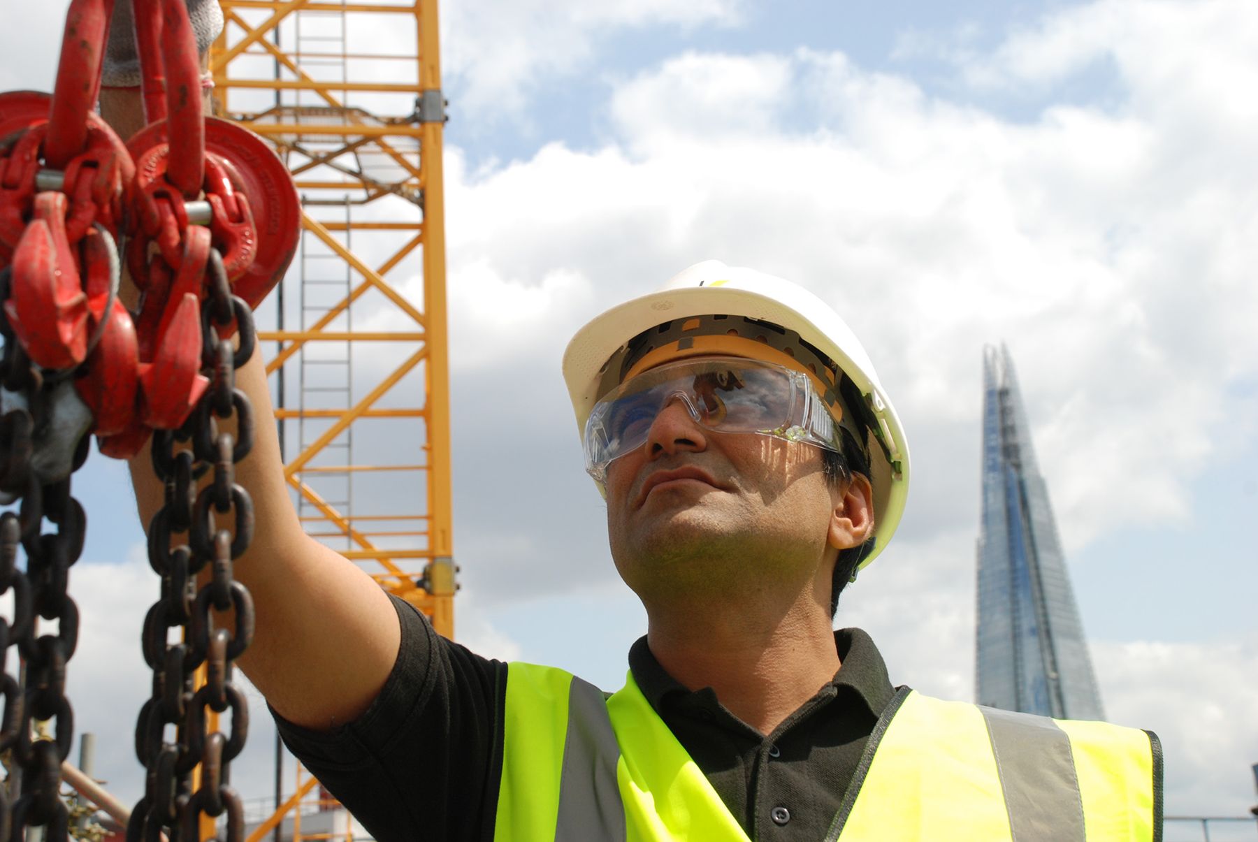 Kind & Co. site operative on a London project